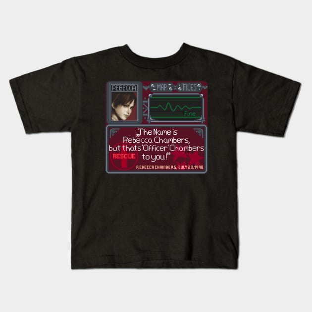 Resident Evil Pixel Art Kids T-Shirt by AlleenasPixels